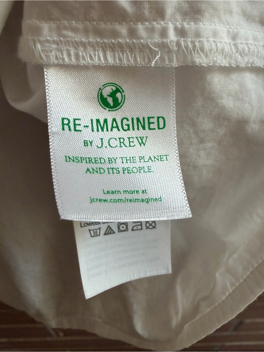 Crewcuts white popover blouse - Picture 4 of 5